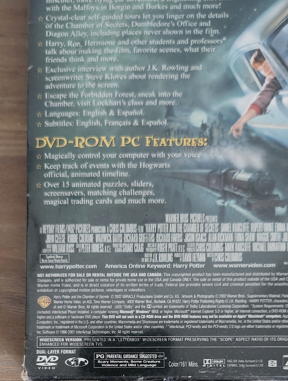 Warner Bros. Harry Potter and the Chamber of Secrets DVD - Green & Gold - Picture 9 of 11